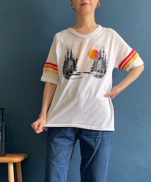 Colorado Vneck white T-shirt　コロラド　Vネック　ヴィンテージTシャツ