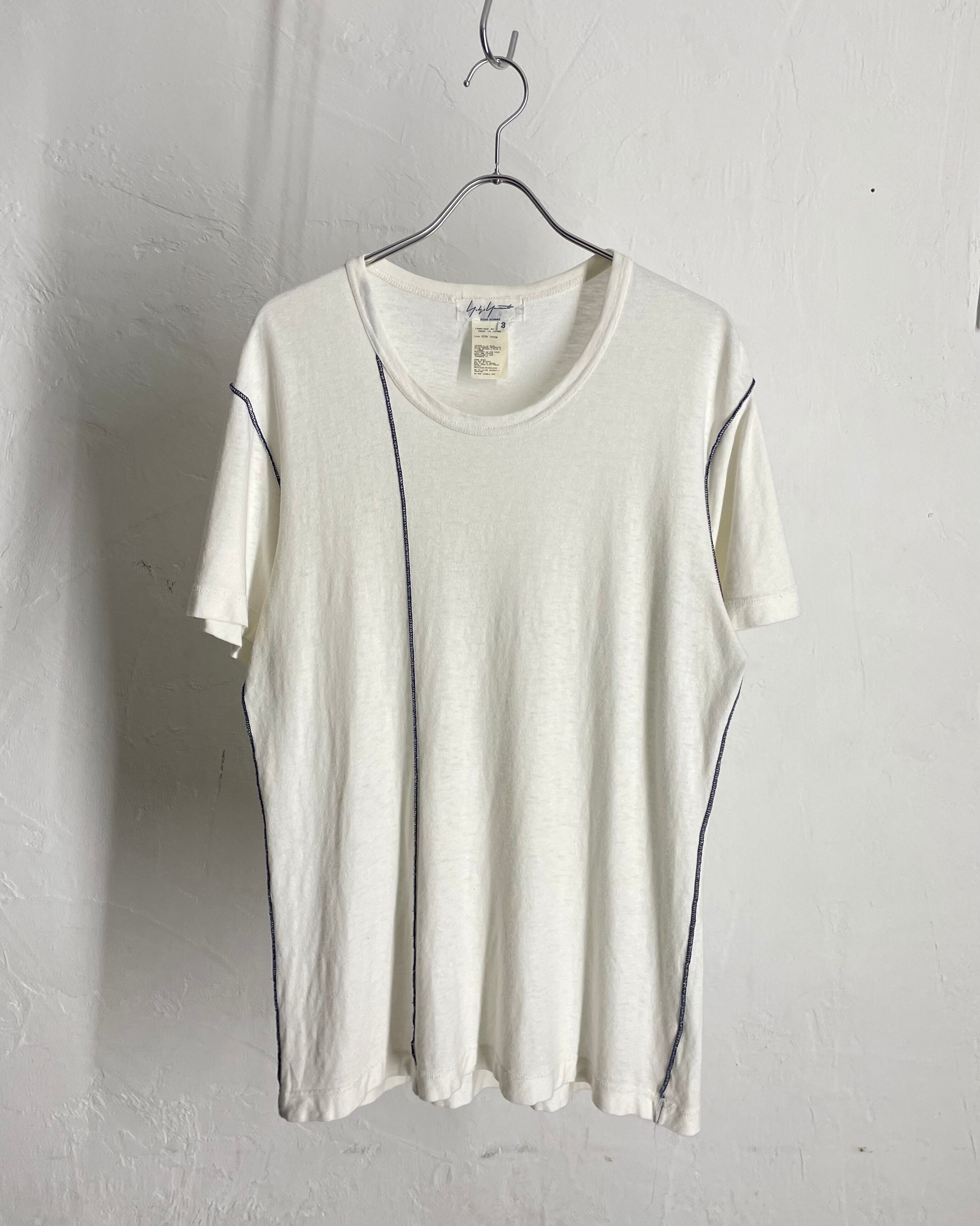 2010SS Yohji Yamamoto POUR HOMME Inside-out Design Tee