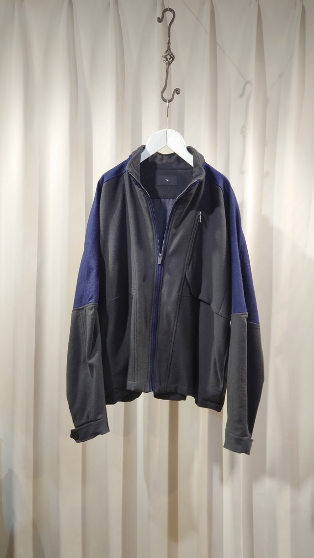 Garage.U.W  WOOL SURGE TRACK JACKET GREY&navy
