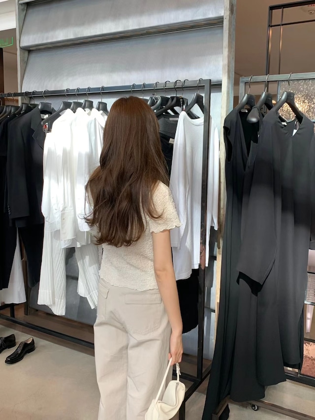 (予約) ounce / Cloud wrinkle blouse 3color