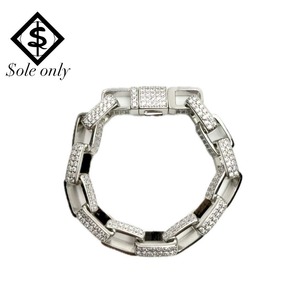 【sole only】ボックスチェーン CZダイヤ 8インチ 10mm【ソールオンリー】