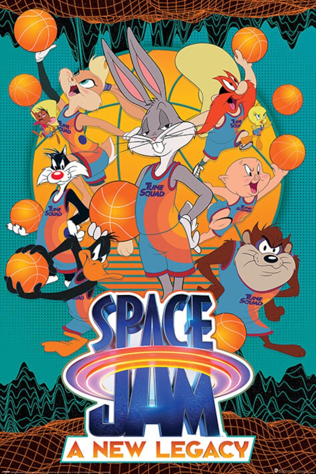 映画　SPACE JAM スペースジャム２ 　輸入ポスター　61cm x 91.5cm. POSP34704