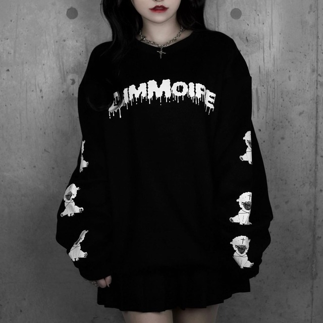 ロゴ sheepトレーナー【Black】