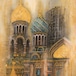 Painting「血の上の救世主教会（ Church of the Savior on Blood）」ロシア正教会を描いた作品