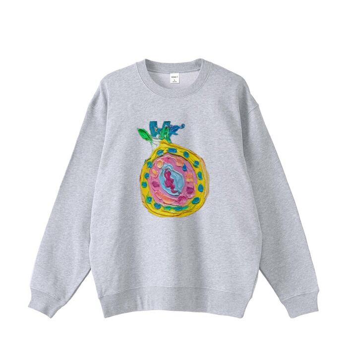 tamanegi sweat gray 00029