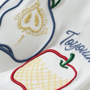 Tie Fruit Embroidered T-shirt / タイ フルーツ 刺繍 Tシャツ