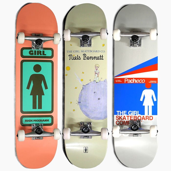 GIRL SKATEBOARDS WALLRIDE 43 DROP1 COMPLETE DECK ガール