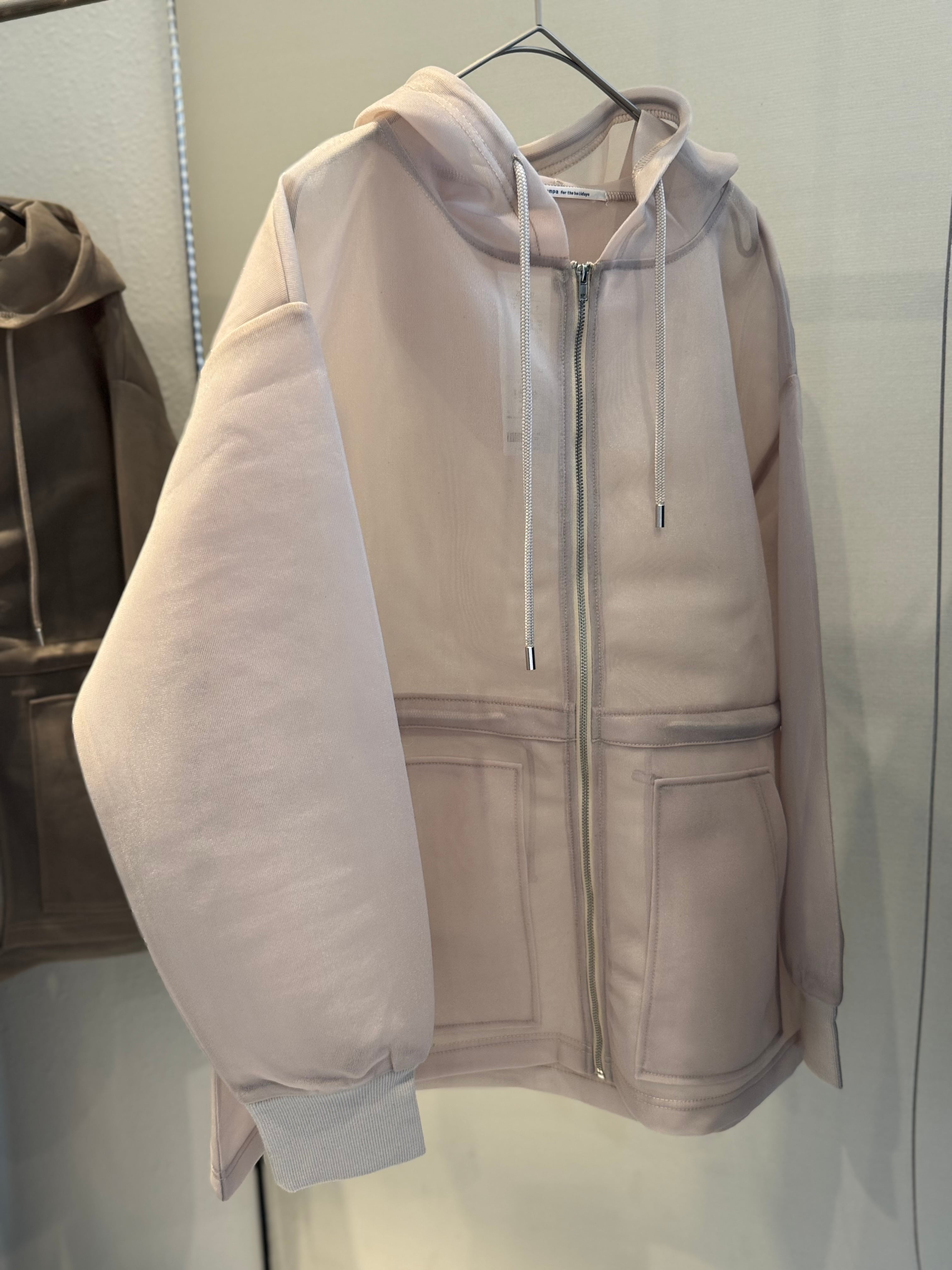 【 SELECT】シアーダンボールZIPフーディー 25-0627