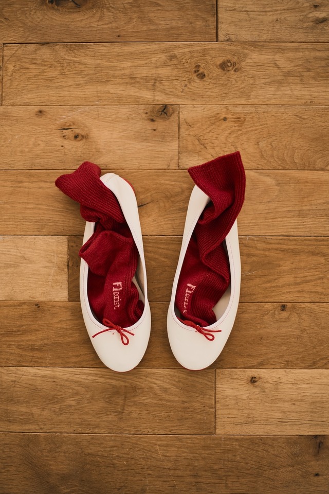 Florist socks　col.anemone