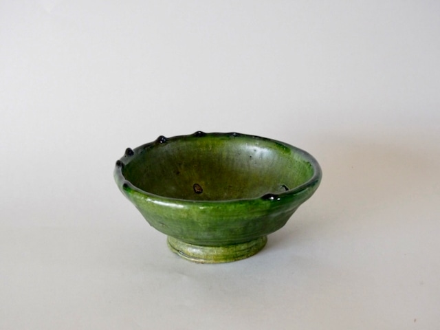 MOROCCO - TAMEGROUTE POTTERY BOWL (S) - Green