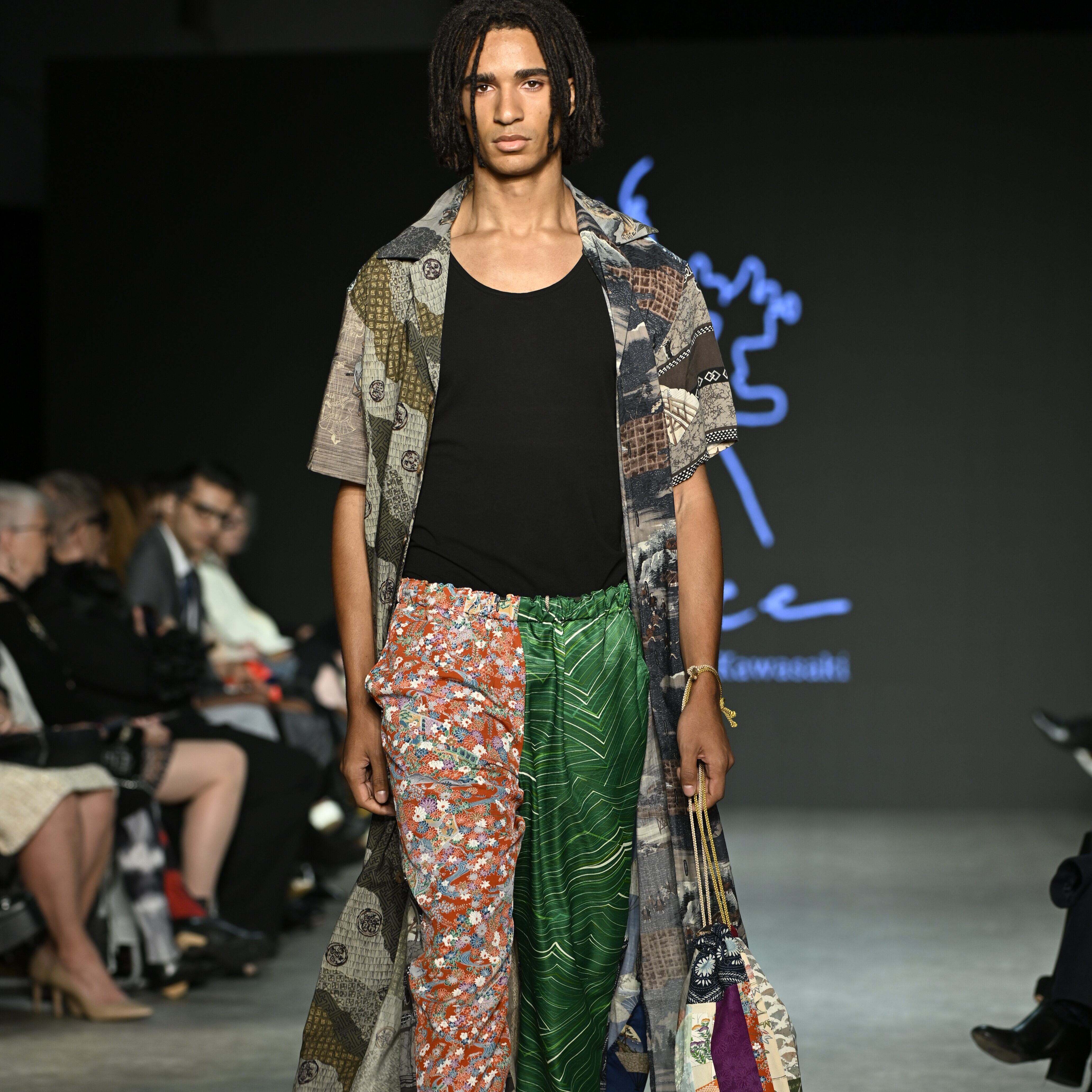 VFW Acote ジャケット パンツ セットアップ 蝶ネクタイ 着物リメイク