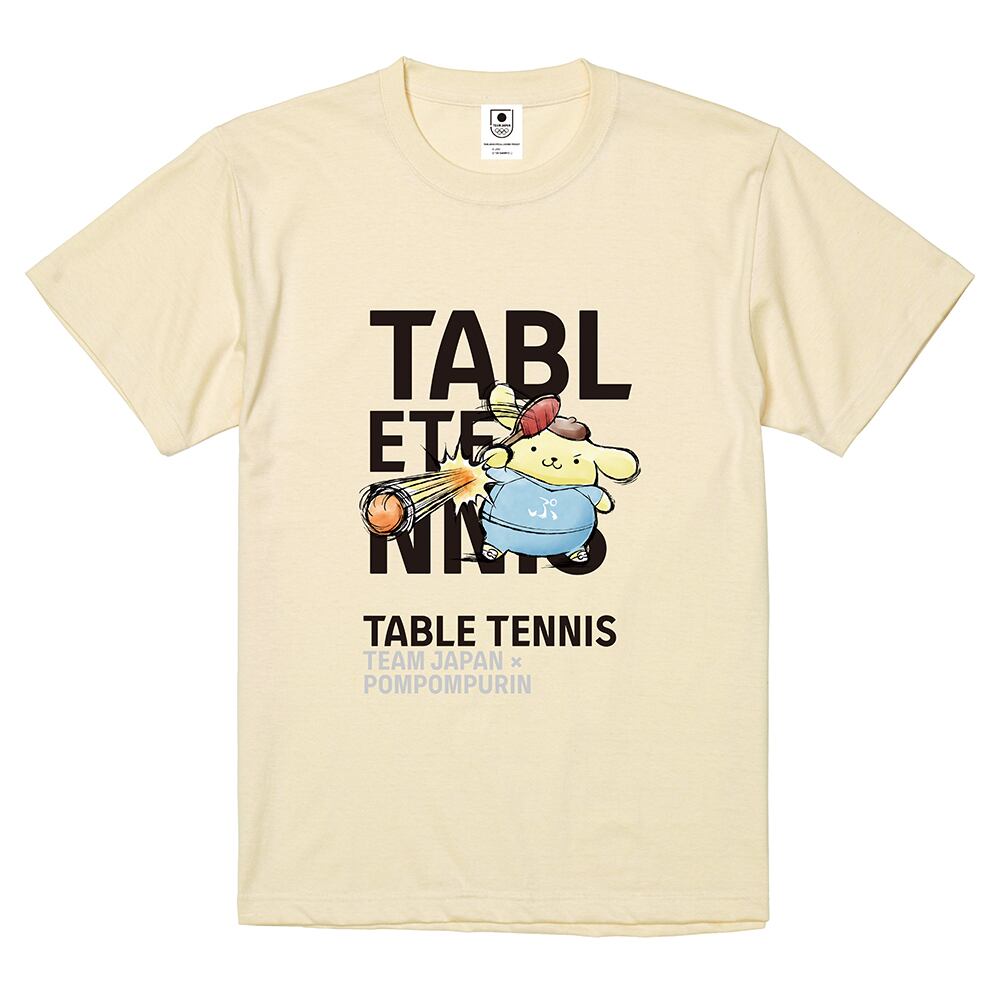 TEAM JAPAN×ポムポムプリン Tシャツ 卓球