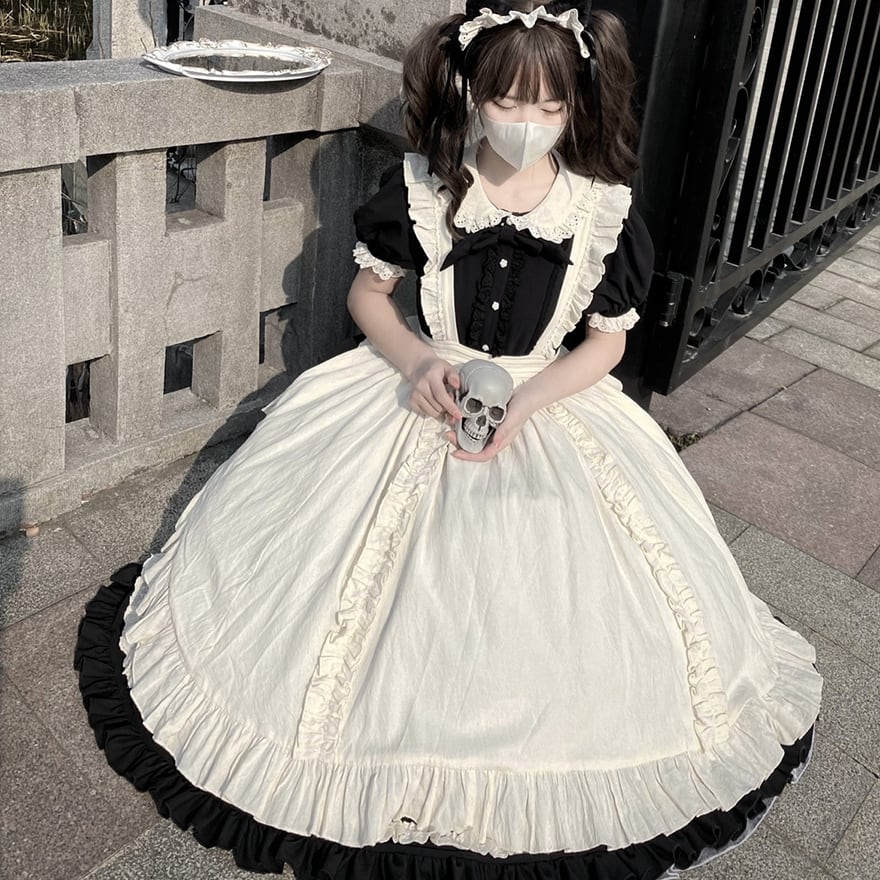 クラロリ クラシカル控えめメイドエプロン 英国×ヴィクトリアン｜WithU