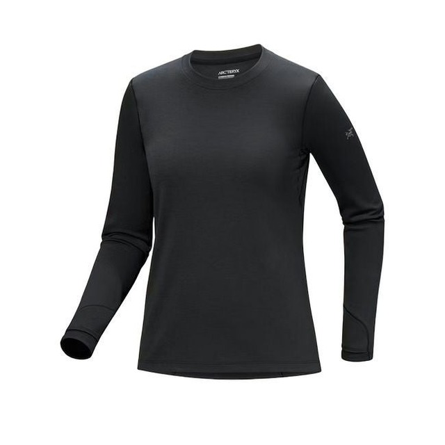 ARC'TERYX アークテリクス ／ ティーマ サーマル クルー ロングスリーブ ウィメンズ #Black Heather