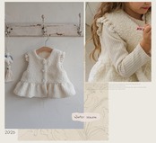 韓国子供服 / 26winter / puella FLO / ふわふわファーベスト / キッズ / 冬服 *90~140*