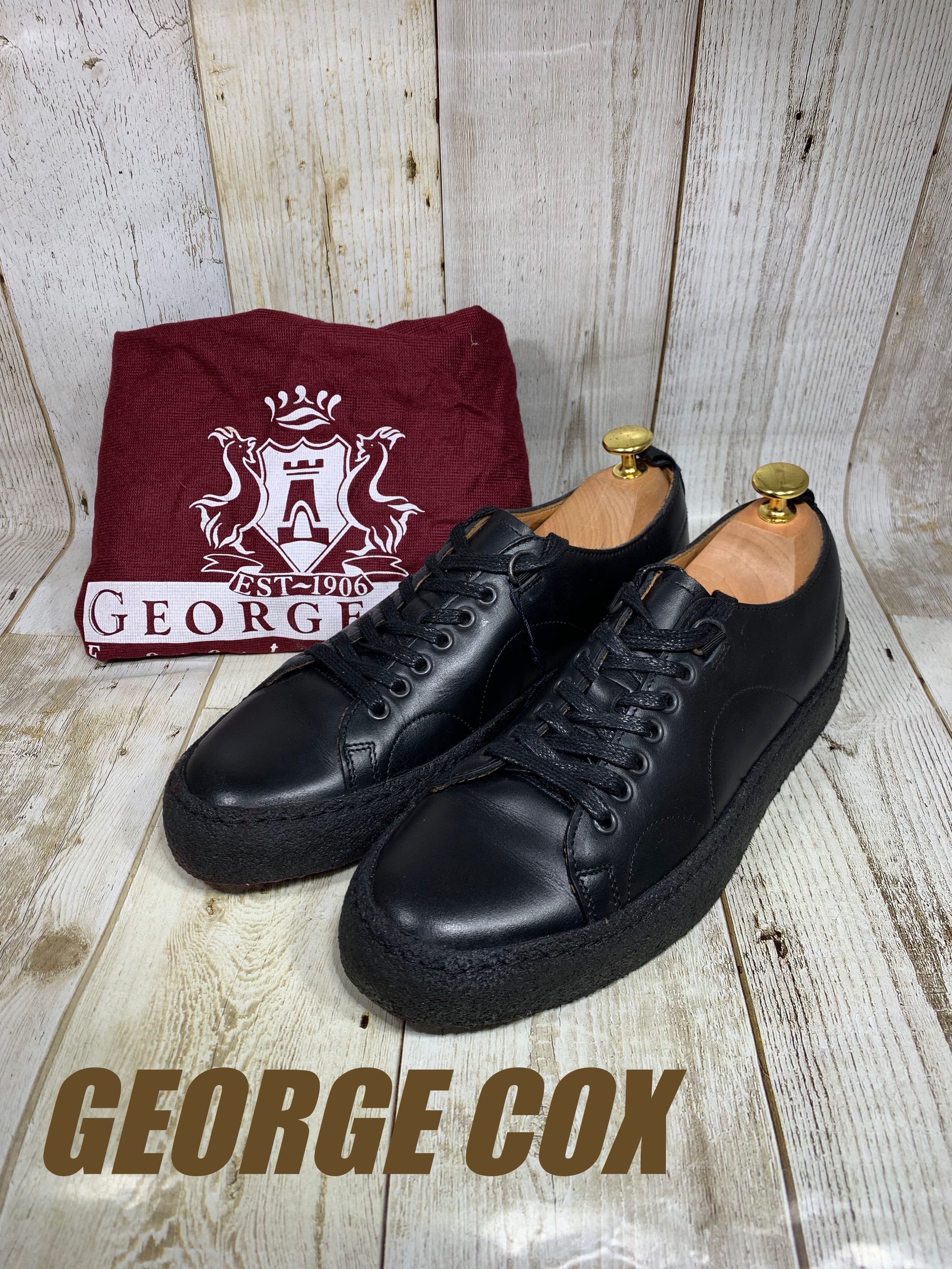 未使用 GEORGE COX ジョージコックス レザースニーカー UK6 24.5cm | 中古靴・革靴・ブーツ通販専門店 DafsMart  ダフスマート Online Shop powered by BASE