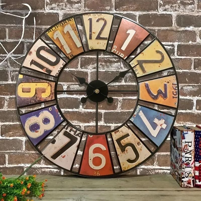 掛け時計 ウォールクロック 壁掛け インテリア アート サイレント