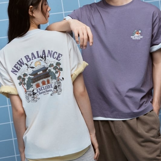 【New Balance】UNI NB FROZEN Seoul Tiger 2.0 Short Sleeve T-shirt (SEMI OVER FIT)