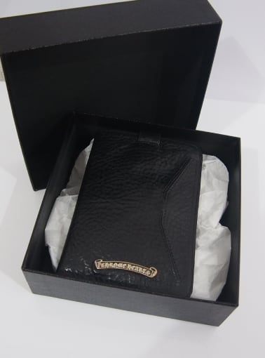 CHROME HEARTSクロムハーツ WALLET THE WAY I WALK BLACK HEAVY CHROME HEARTSクロムハーツ WALLET THE WAY I WALK BLACK HEAVY