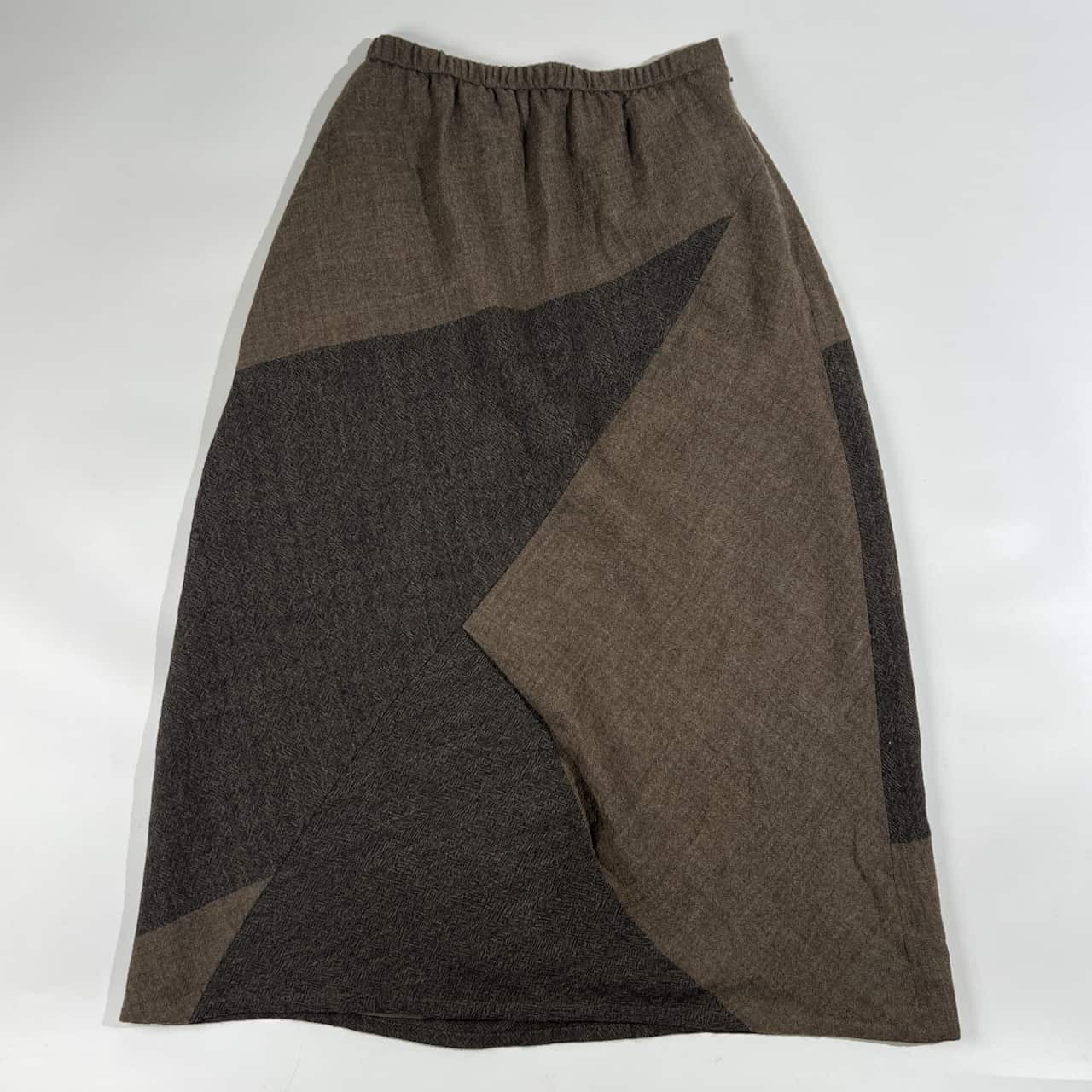 上下 慈雨 ジウ デザイン セットアップ ジャケット スカート 40/ベージュ グレー レディース