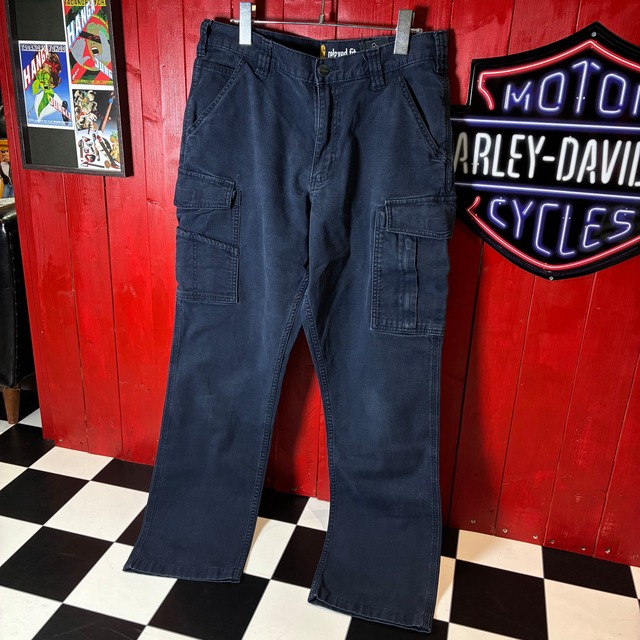 Carhartt / ダックカーゴパンツ ネイビーフェード / W33 L32