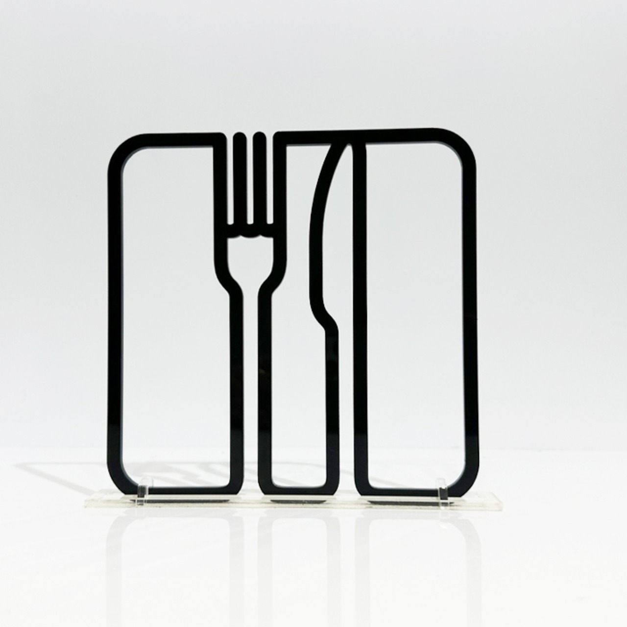 ツケレルン（3wayピクトサイン）軽量 アクリル 突き出し 看板 （レストランサイン ）3way-0111 - 4