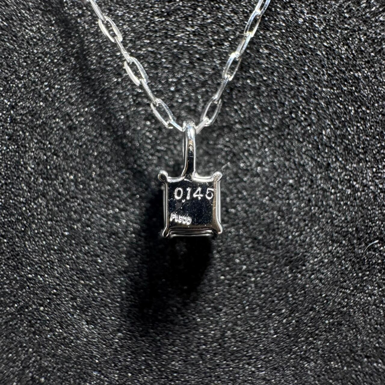 CGLソーティング付】Pt850/900 0.145ct エメラルドカット ダイヤモンド
