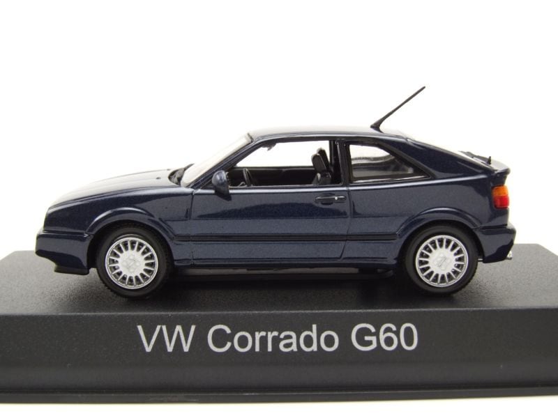 フォルクスワーゲン コラード G60 1990 ブルーメタ 1/43 ミニカー