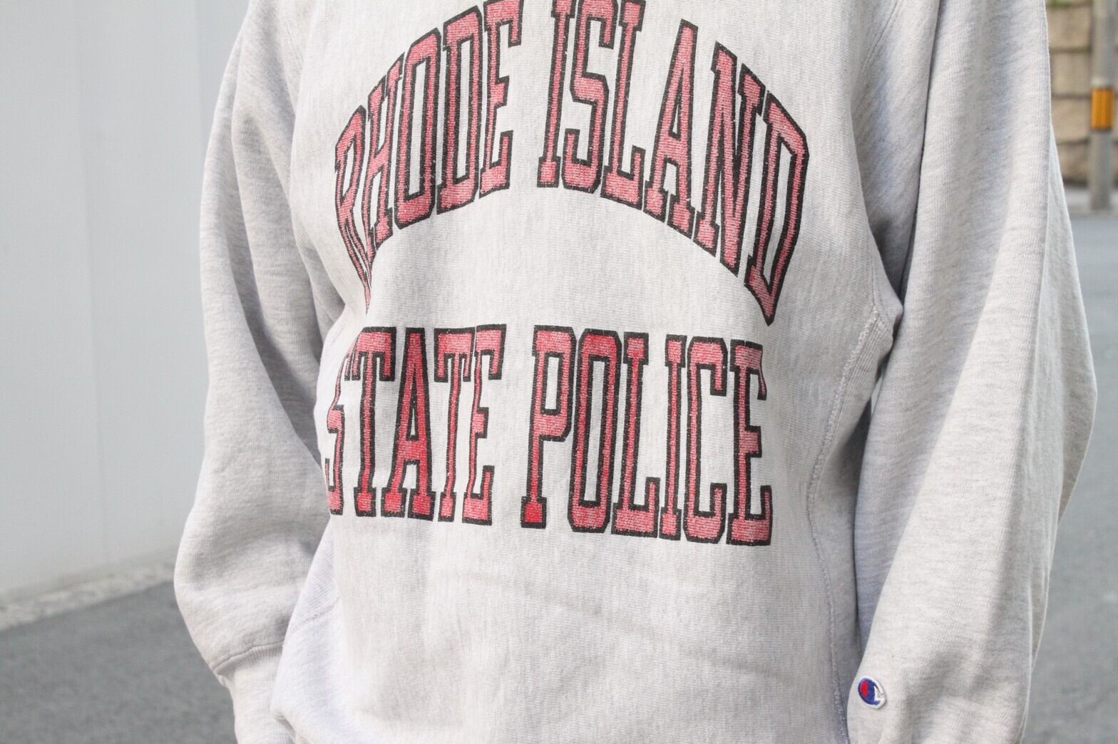 【XL】90’s USA製Champion REVERSE WEAVE 警察学校 90s Champion Reverse Weave College Print 警察学校 USA製 | VOLAR