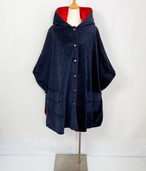 reversible corduroy foodie cape coat リバーシブル コーデュロイ フード付き ケープコート