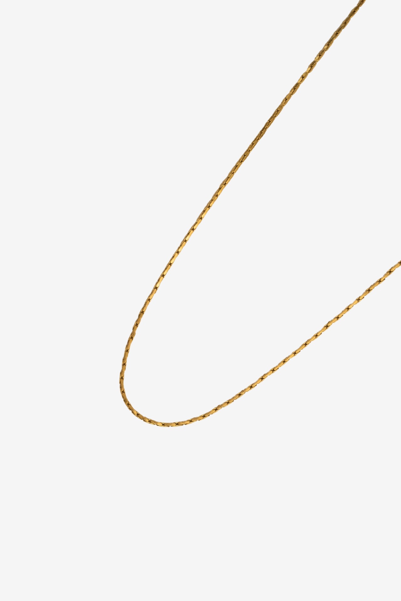 【Wire Skin Necklace】 / GOLD