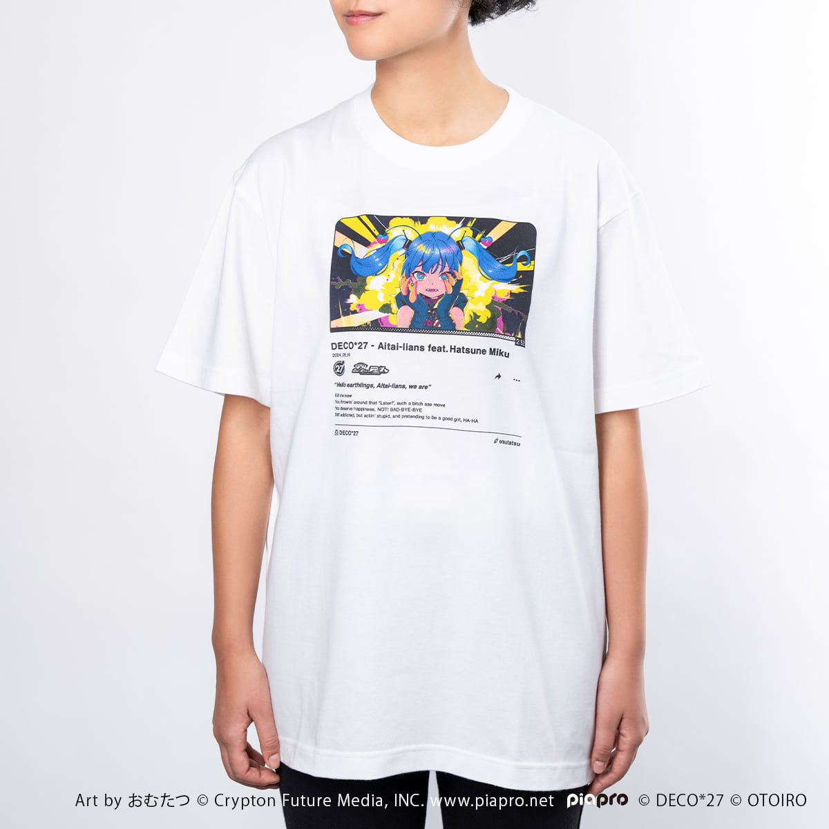 あいたい星人】サムネイルTシャツ / ホワイト | OTOIRO ONLINE STORE