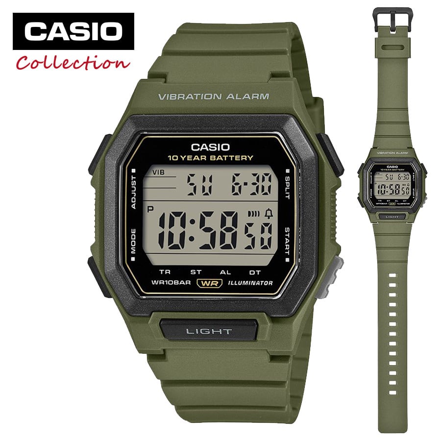 CASIO Collection STANDARD W-221H-8AJF アイボリー カシオ