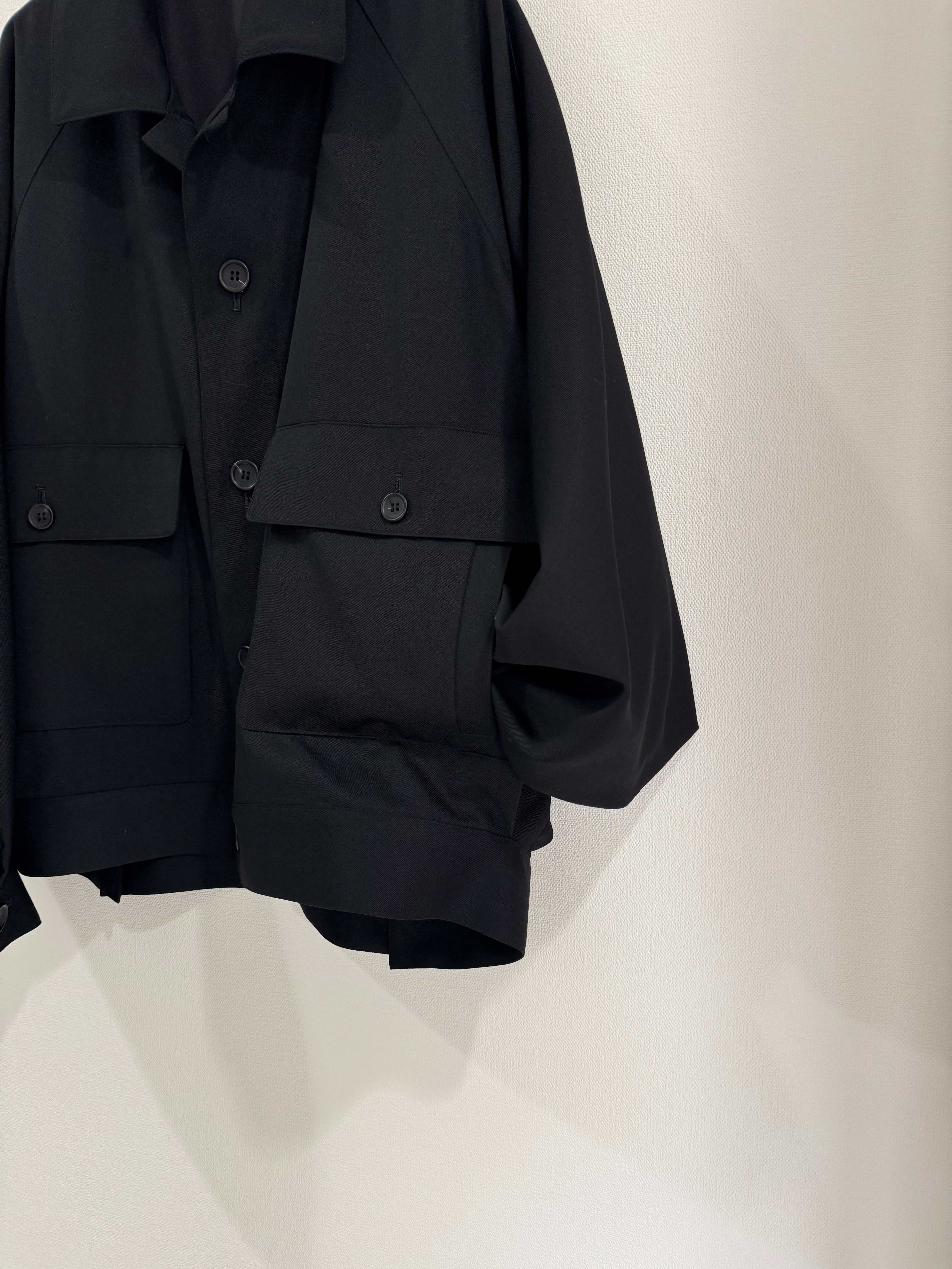 WOOL GABARDINE DOLMAN JACKET made by Antwort | EROTIC