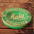 ドイツ ヴィンテージ 　Maja Stahlstecknadeln ティン缶／tin缶