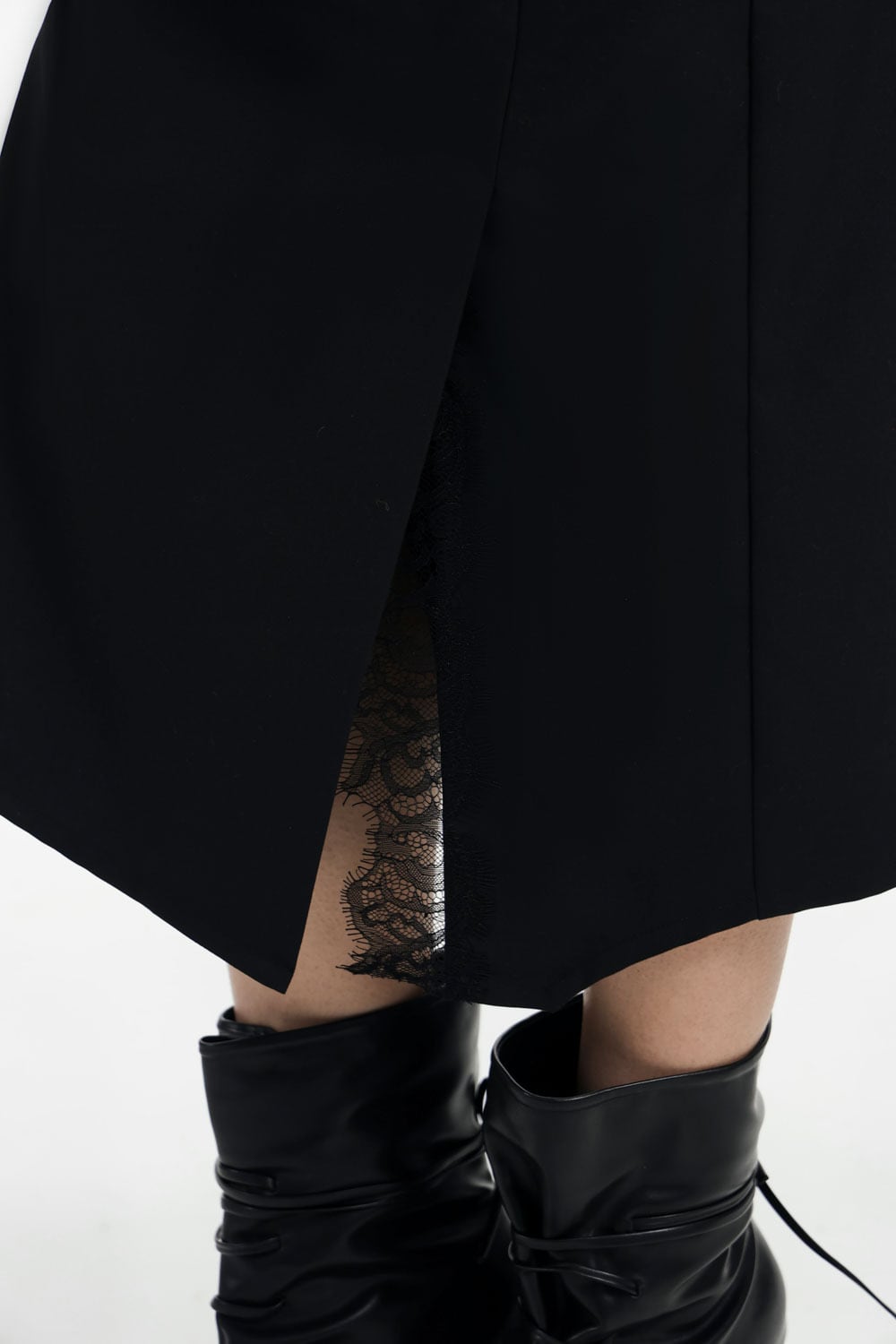 Studio Doe スリットスカート Studio Doe／Zipper Slit Skirt | polne