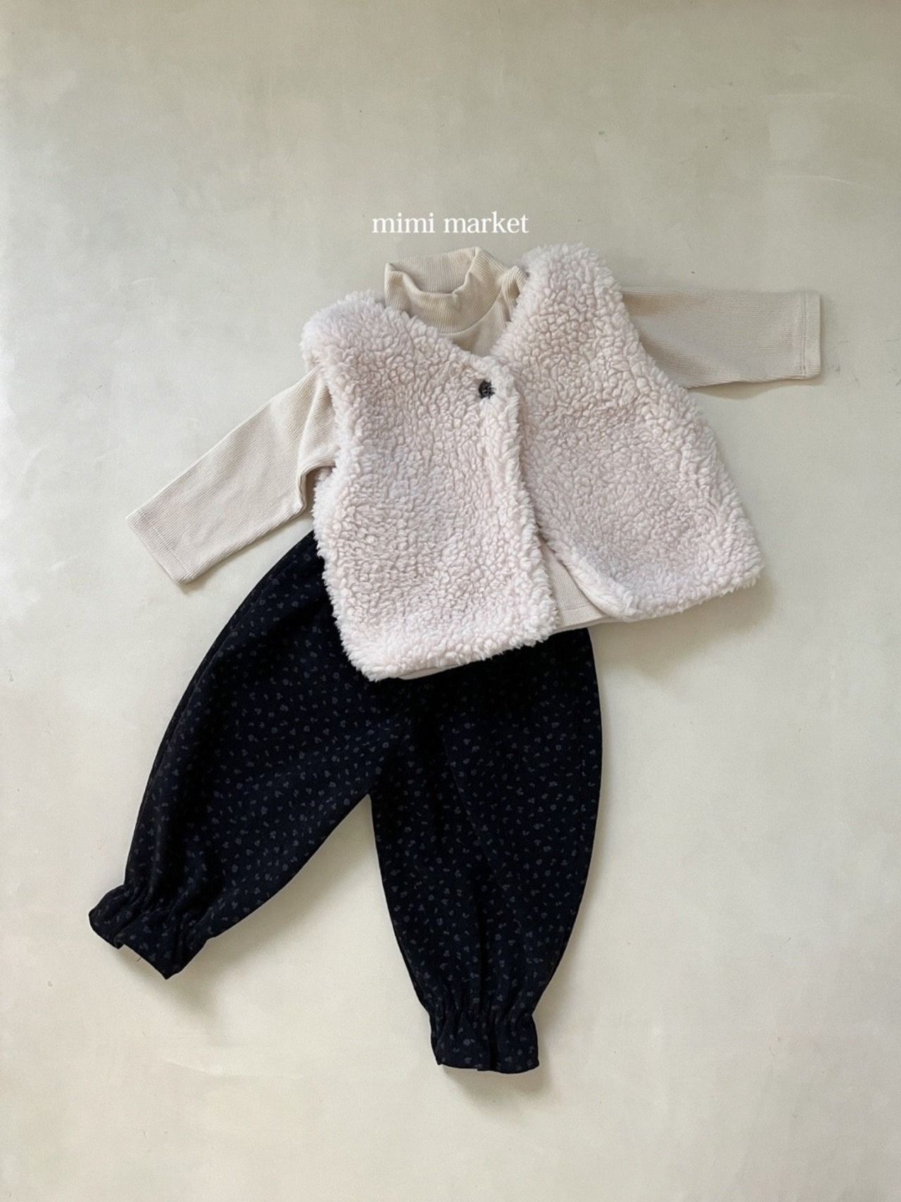 ミミマーケット / mimimarket / プードルベスト / 韓国子供服 / キッズ / 26winter〖取寄〗*S~L*