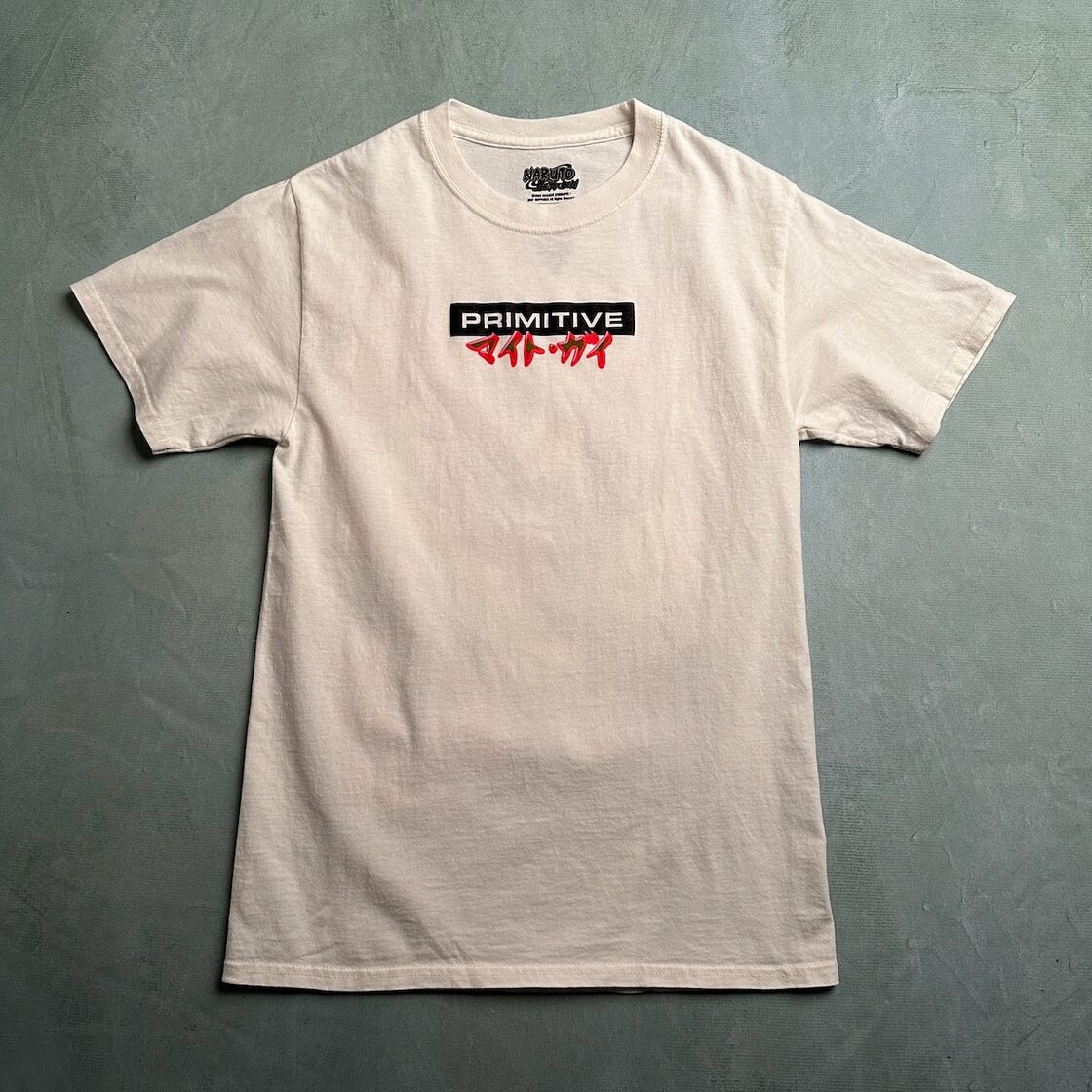NARUTO ナルト マイトガイ アニメTシャツ 白 | PAY ID