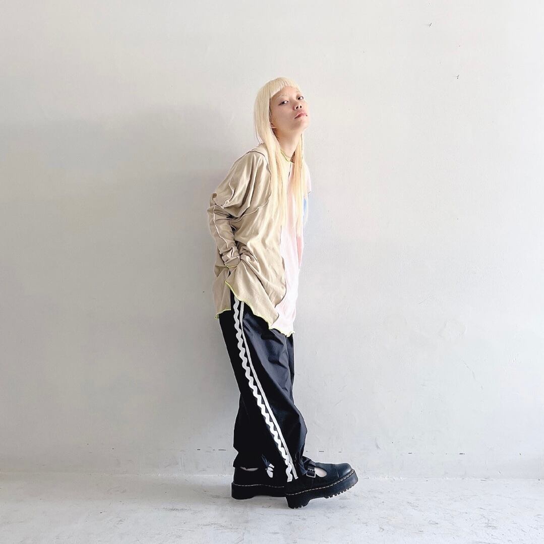 frankygrow SIDE LINE PE PANTS / F2 | discogirl