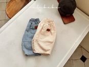 Valubebe 26/AP (Baby) Panel-seamed balloon denim pants