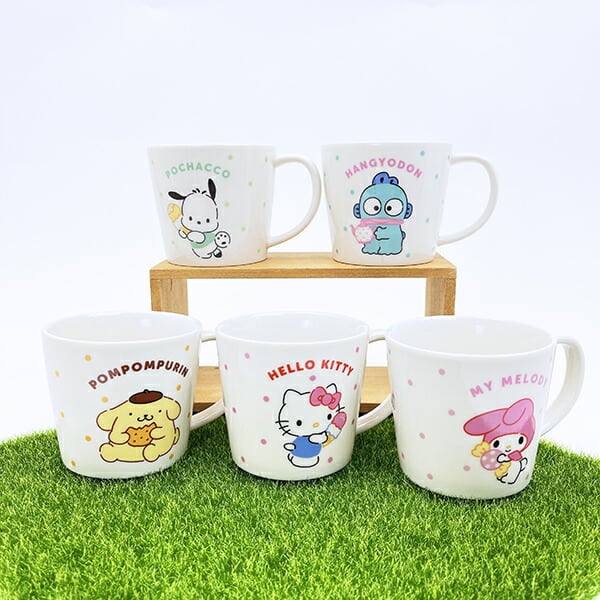 サンリオ ポムポムプリン マグカップ スイーツ＆ドット コップ 日本製