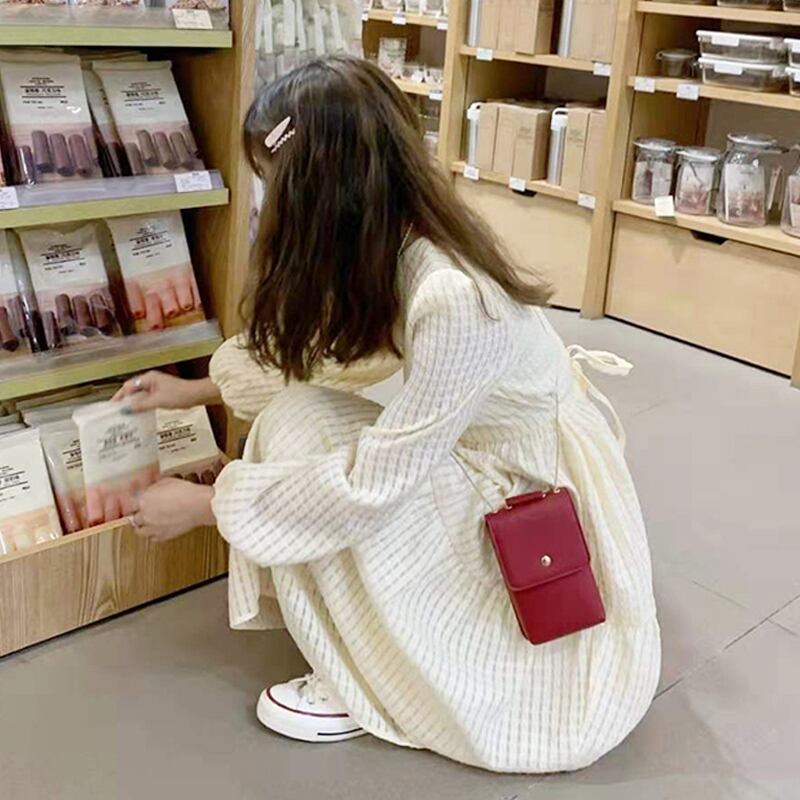 ドレス スプリングオータムロングスカート 大人ガーリー スウィート キュート カジュアル 春物 秋物 スーパーモール76197107696