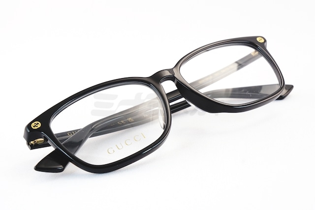 GUCCI メガネ GG0156OA 001 スクエア メンズ レディース グッチ バンブルビー ITALY イタリア製 正規品-4枚目