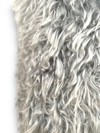 Shaggy design sleeveless knit top