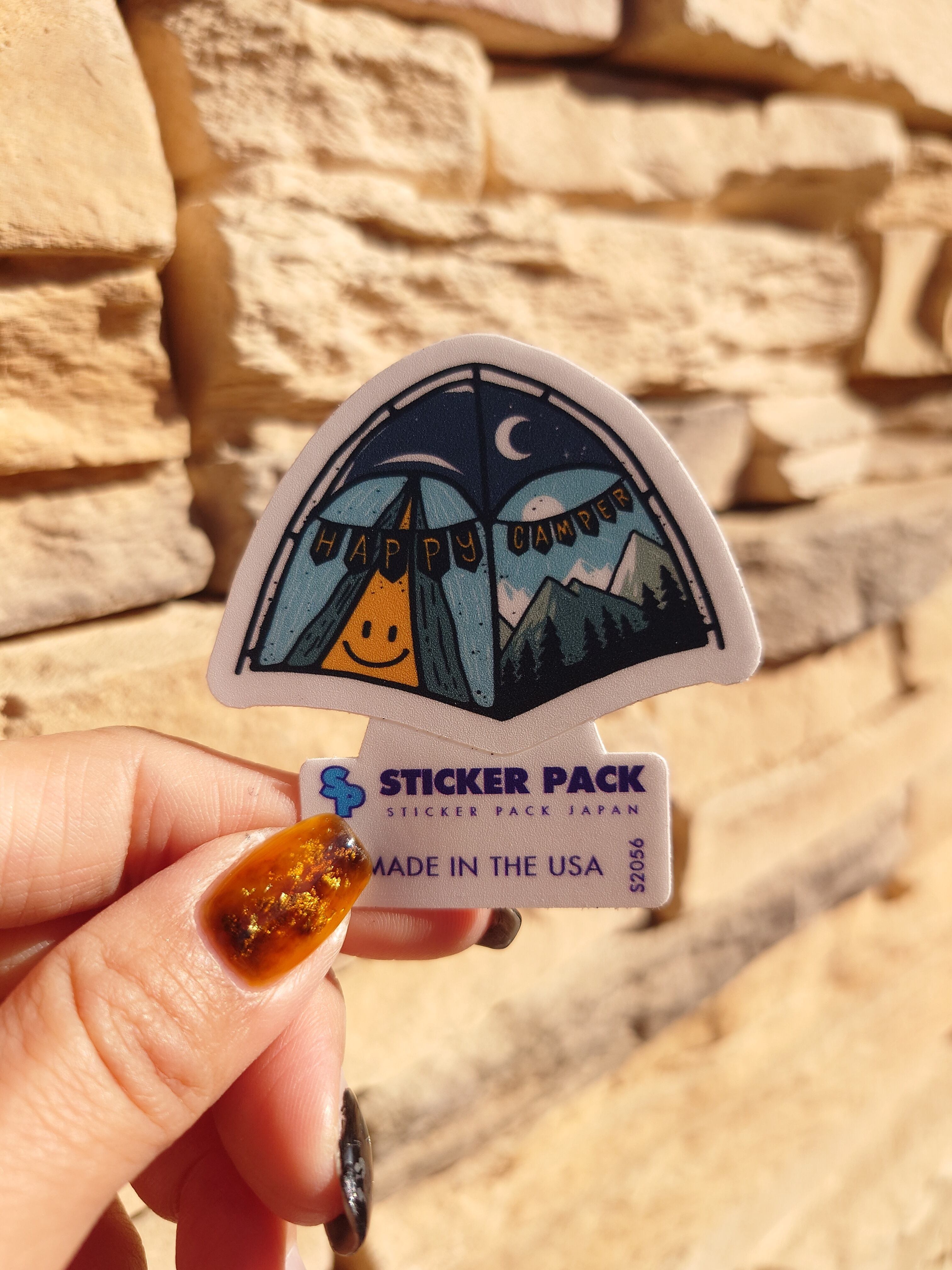 【STICKR PACKステッカーパック】ハッピーキャンプスモールテント S