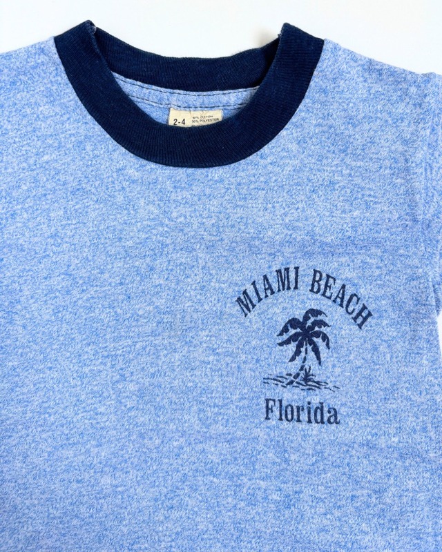 【18-24m・vintage】USA製　MAIAMI BEACH tee