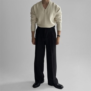 ネックシンプルベーシックカラーニット　998