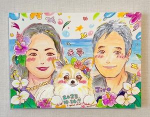 【キャンバスM】家族の記念日や思い出に人気のアート