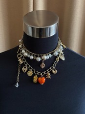 COLLENTE Originaldesign vintagecharm choker toys-4569-3