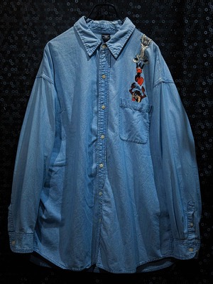 【ÆIEM】"WARNER BROS. STUDIO STORE"vintage Looney Tunes character detail shirt